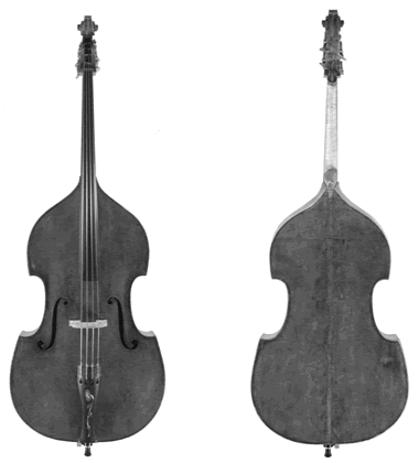 Karr-Koussevitsky Bass - Vorder- und Rückseite